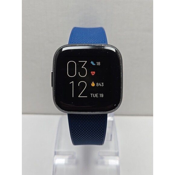 Fitbit Versa 2 Smartwatch Gray 40mm Alexa WR50M Always On Display -  No Charger - Picture 1 of 10